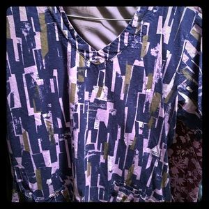 Scrub tops variety of prints.